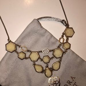 Cream statement necklace